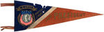 RARE "W. WILSON" 1912 "THE PEOPLE'S CHOICE FOR PRESIDENT" PENNANT.