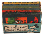 "MICKEY MOUSE 6 WEE LITTLE BOOKS" BOXED SET.