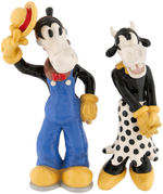 HORACE HORSECOLLAR & CLARABELLE COW EXCEPTIONAL FIGURINE PAIR.