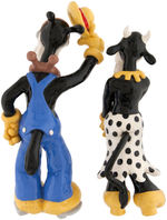 HORACE HORSECOLLAR & CLARABELLE COW EXCEPTIONAL FIGURINE PAIR.