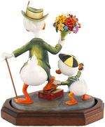 CARL BARKS SIGNED DONALD DUCK "DUDE FOR A DAY" LIMITED EDITION HIGH QUALITY FIGURINE.