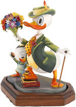 CARL BARKS SIGNED DONALD DUCK "DUDE FOR A DAY" LIMITED EDITION HIGH QUALITY FIGURINE.