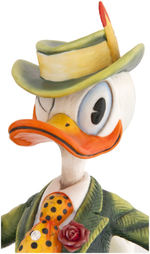 CARL BARKS SIGNED DONALD DUCK "DUDE FOR A DAY" LIMITED EDITION HIGH QUALITY FIGURINE.