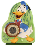 DONALD DUCK GERMAN CERAMIC CLOCK.