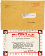 TOPPS "BAZOOKA JOE MAGIC CIRCLE CLUB" COMPLETE KIT WITH SEALED EXAMPLE RING.