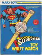 "SUPERMAN TOY WRIST WATCH" CARDED MARX TRIO.