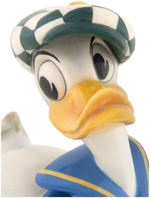 DONALD DUCK LARGE GOLFER CERAMIC FIGURINE BY ZACCAGNINI.