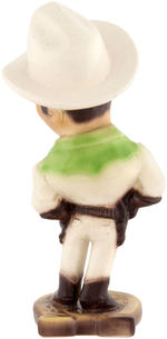 GENE AUTRY GLAZED CERAMIC FIGURINE.