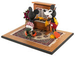 MICKEY & MINNIE MOUSE ONE-OF-A-KIND FOLK ART CREATION BY KEITH KAONIS.