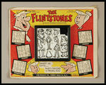 "THE FLINTSTONES" SLIDING SQUARES PUZZLE ON ORIGINAL CARD.