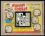 "MAGILLA GORILLA AND HIS FRIENDS" SLIDING SQUARES PUZZLE ON ORIGINAL CARD.