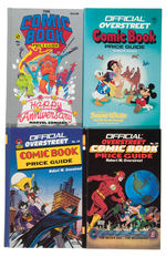 “THE OVERSTREET COMIC BOOK PRICE GUIDE” LOT OF 12 HARD COVERS BETWEEN 1986 and 1999.