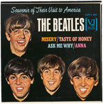 "THE BEATLES SOUVENIR OF THEIR VISIT TO AMERICA" VEE-JAY 45 RPM EP.