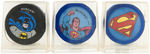 "DUNCAN SUPER HEROES" YO-YO DISPLAY WITH SUPERMAN, BATMAN & ROBIN.