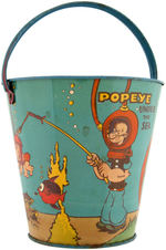 "POPEYE UNDER THE SEA" SAND PAIL.