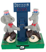 “DECISION 2000” CAST ALUMINUM MECHANICAL BANK LIMITED EDITION BY REYNOLDS TOYS.