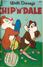 CHIP N' DALE VOL. 1 #4-15 DELL FILE 1955-1958 BOUND VOLUME.