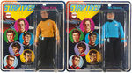 “STAR TREK” MEGO ACTION FIGURES OF CREW AND KLINGON.