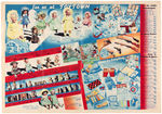 MICKEY MOUSE "TOYTOWN" CHRISTMAS-RELATED CATALOG FLYER.