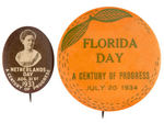 "CENTURY OF PROGRESS" PAIR OF RARE SINGLE DAY BUTTONS.