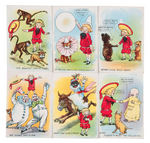 “BUSTER BROWN AT THE CIRCUS” BOXED CARD GAME INCLUDING THE YELLOW KID.