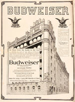 BREWERY WORKERS LARGE 20TH ANNIVERSARY 1906 NEWSPAPER WITH OUTSTANDING COVER.