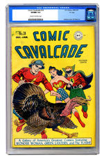 COMIC CAVALCADE #18 DECEMBER 1946/JANUARY 1947 CGC 9.0 CREAM TO OFF-WHITE PAGES “D” COPY