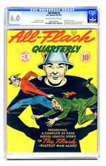 ALL-FLASH #2 FALL 1941 CGC 6.0 OFF-WHITE TO WHITE PAGES.