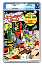 STAR SPANGLED COMICS #14 NOVEMBER 1941 CGC 9.4 WHITE PAGES MILE HIGH COPY.