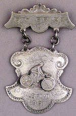 10 MILE 1898 YMCA PRIZE MEDAL.