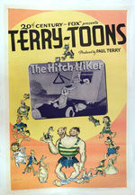 "THE HITCH-HIKER" TERRY-TOONS MOVIE POSTER.