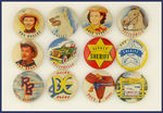 ROY ROGERS CANADIAN CEREAL PREMIUMS 12 BUTTONS.