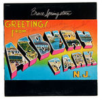 BRUCE SPRINGSTEEN "GREETINGS FROM ASBURY PARK N.J." SIGNED ALBUM.