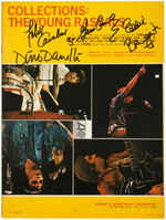 "COLLECTIONS: THE YOUNG RASCALS" BAND-SIGNED SONG FOLIO.