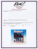 "THE BEST OF THE MONKEES" BAND-SIGNED LP.