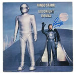 RINGO STARR SIGNED "GOODNIGHT VIENNA" LP ALBUM COVER.