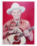 GENE AUTRY SIGNED PHOTO.