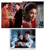 JAMES BOND SIGNED PHOTO/AUTOGRAPH LOT WITH LAZENBY, DALTON & BROSNAN.