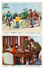 THE BEATLES "HELP!" ENGLISH MINI-LOBBY CARD SET.