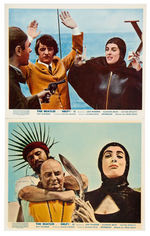 THE BEATLES "HELP!" ENGLISH MINI-LOBBY CARD SET.