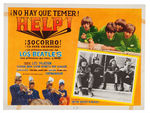 THE BEATLES "HELP!" MEXICAN OVER-SIZED LOBBY CARD LOT.