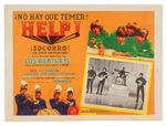 THE BEATLES "HELP!" MEXICAN OVER-SIZED LOBBY CARD LOT.