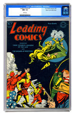 LEADING COMICS #7 SUMMER 1943 CGC 9.6 WHITE PAGES MILE HIGH COPY.