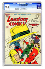 LEADING COMICS #11 SUMMER 1944 CGC 9.4 OFF-WHITE TO WHITE PAGES MILE HIGH COPY.