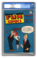 MORE FUN COMICS #110 MAY 1946 CGC 9.4 OFF-WHITE PAGES “D” COPY.