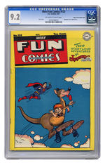 MORE FUN COMICS #125 AUGUST 1947 CGC 9.2 OFF-WHITE TO WHITE PAGES MILE HIGH COPY.