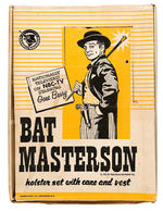 "BAT MASTERSON HOLSTER SET WITH CANE AND VEST."