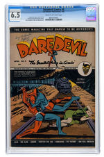 "DAREDEVIL" #9 APRIL 1942 CGC 6.5 FINE+.