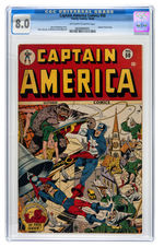 "CAPTAIN AMERICA COMICS" #50 OCTOBER 1945 CGC 8.0 VF.