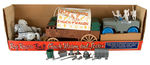 "ROY ROGERS FIX-IT CHUCK WAGON AND JEEP" BY IDEAL BOXED.